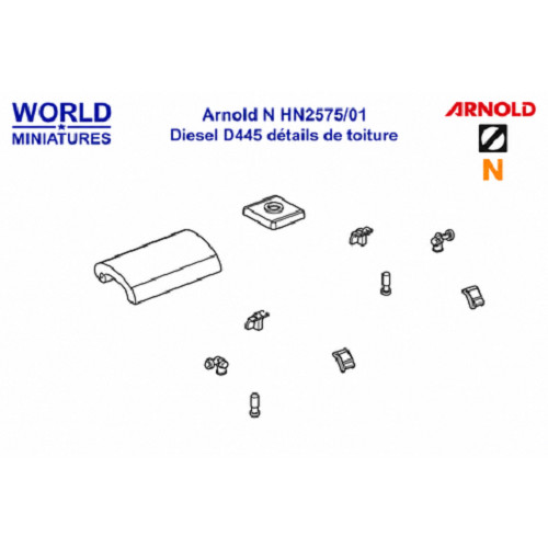 Arnold hn2575 diesel d445 - arnold,